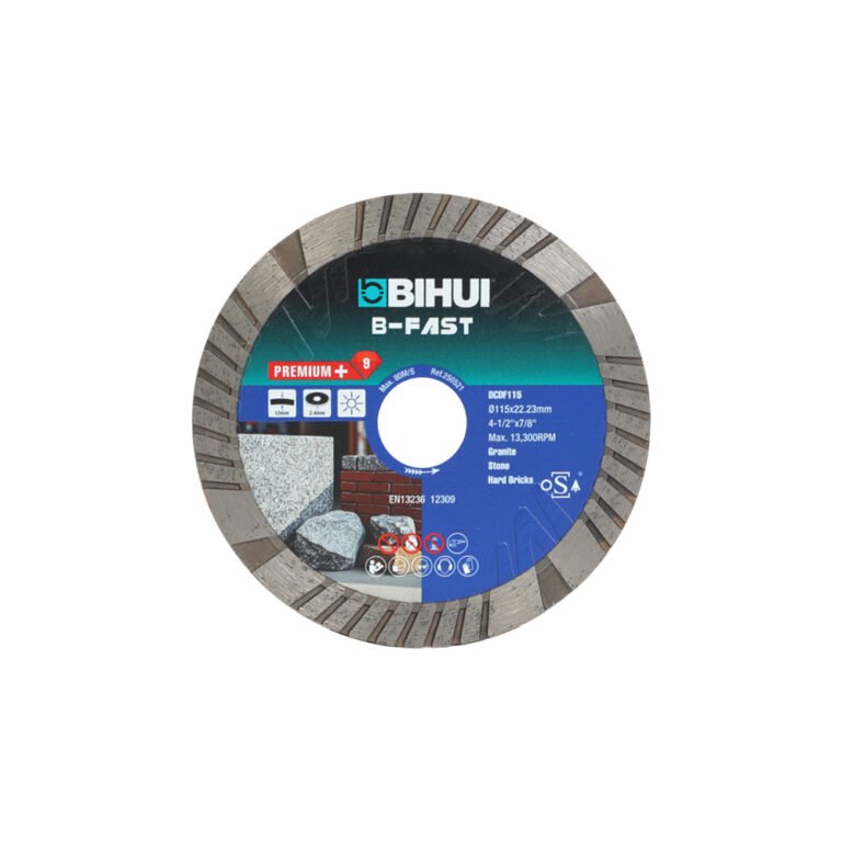 BIHUI DCDF115 – Disk diamanti B-FAST 115 mm për gur të fortë