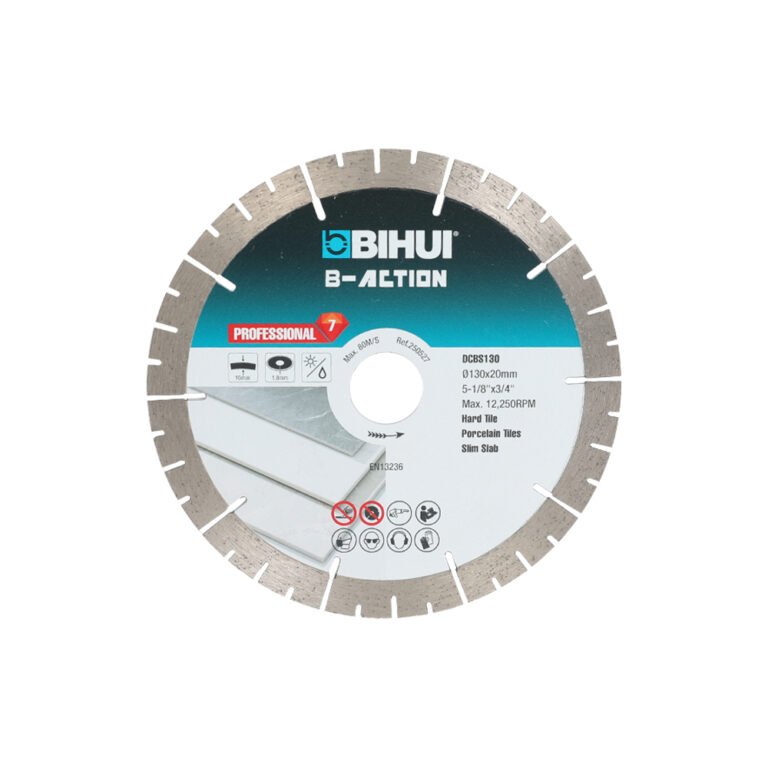BIHUI DCBS130 – Disk diamanti B-ACTION 130 mm për materiale të forta