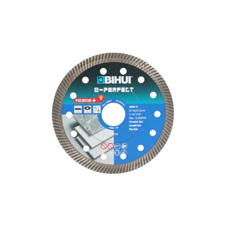 BIHUI DCBN115 – Disk diamanti ultra i hollë 115 mm për gres porcelani dhe qeramikë të fortë