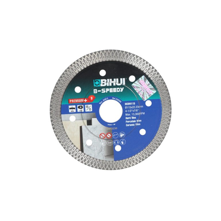BIHUI DCDM115 – Disk diamanti B-Speedy ultra i hollë 115 mm për gres porcelani dhe qeramikë të fortë