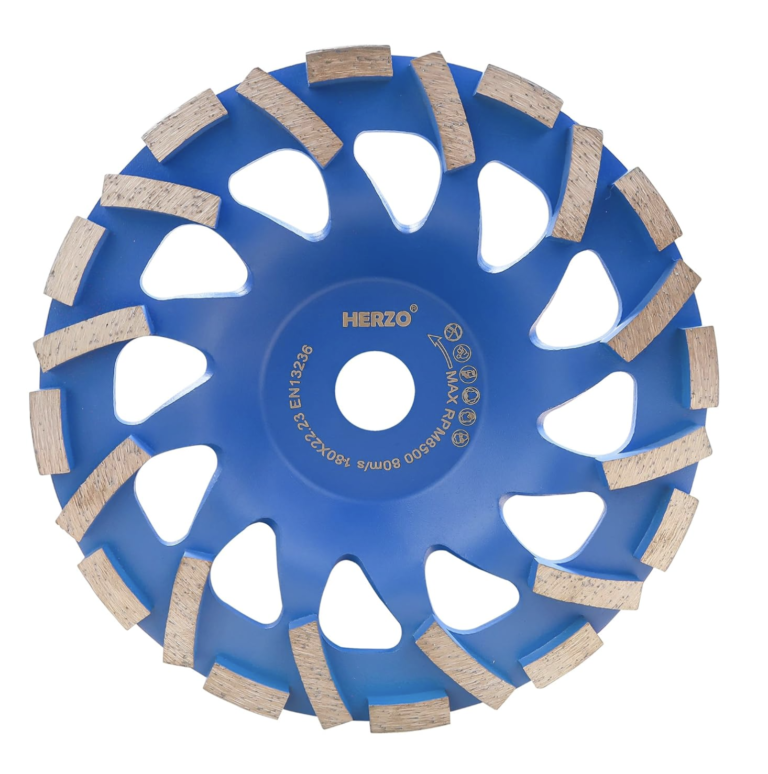 HERZO HSO9.0E – Kupë diamanti për lëmim 180 mm (7″)