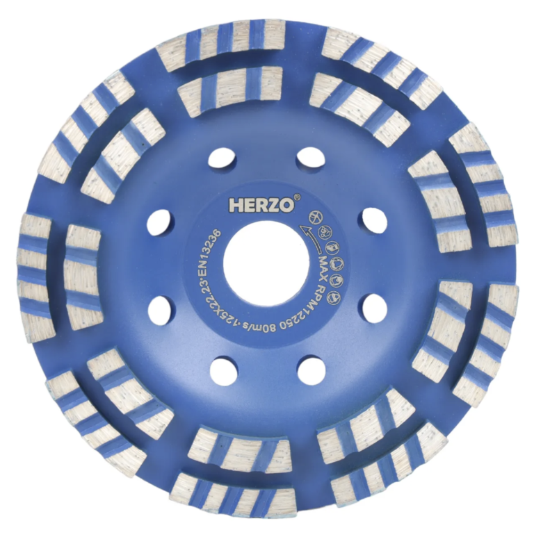 HERZO HSO6.0E – Kupë diamanti me dy rreshta 125 mm